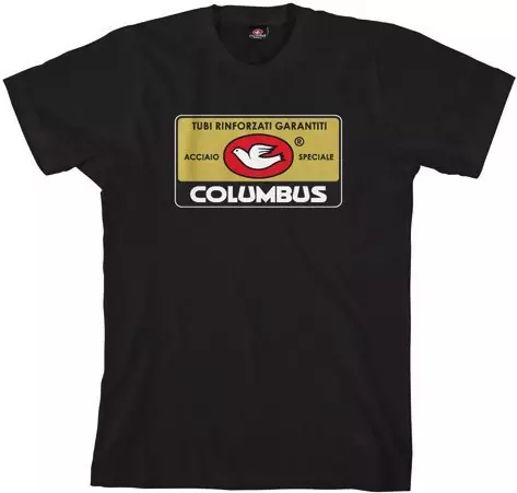 Columbus Label black t-shirt cycling apparel